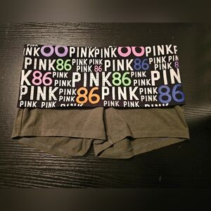 Vintage Pink Folder Over Bike Shorts Size XS